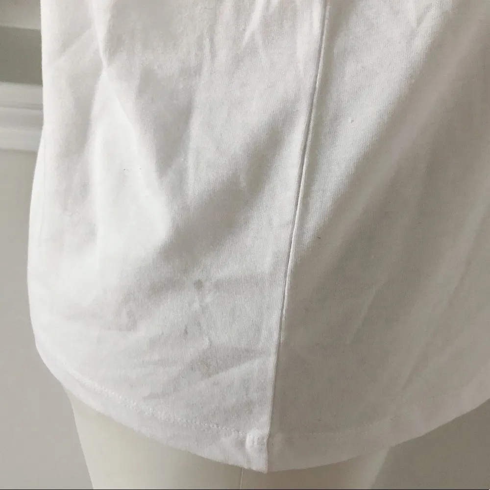 Rae Dunn Tee “YOU GO GIRL.” Cotton Blend White Short Sleeve T-Shirt Size S NEW - Image 7