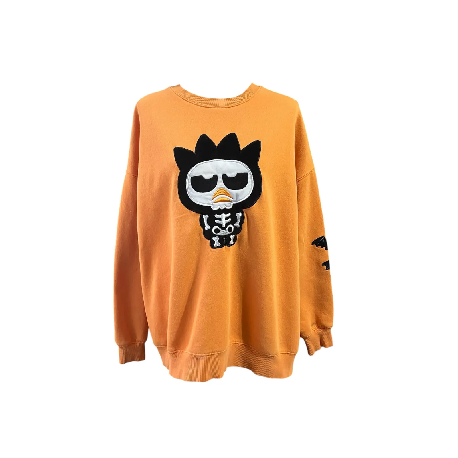 Sanrio xForever21 Hello Kitty Badtz Maru Halloween Crewneck Sweatshirt Sz M Boxy - Image 3
