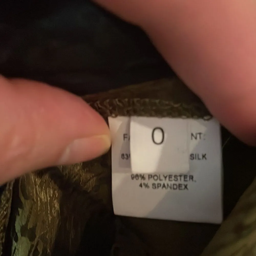 10 Crosby Derek Lam Wide Leg Silk Blend Colorblock Dressy Trouser Pants - Image 11