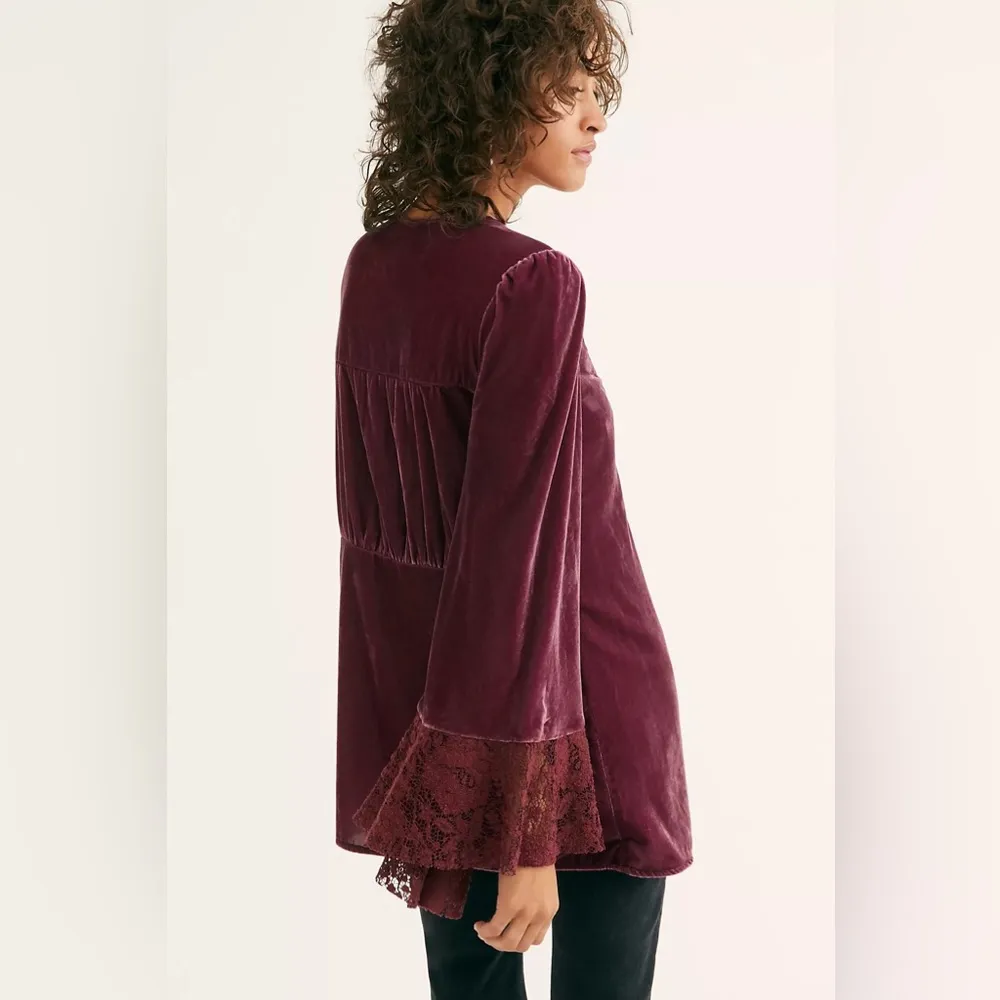 COPY - Free People Wanderlust Velvet Jacket - Image 3