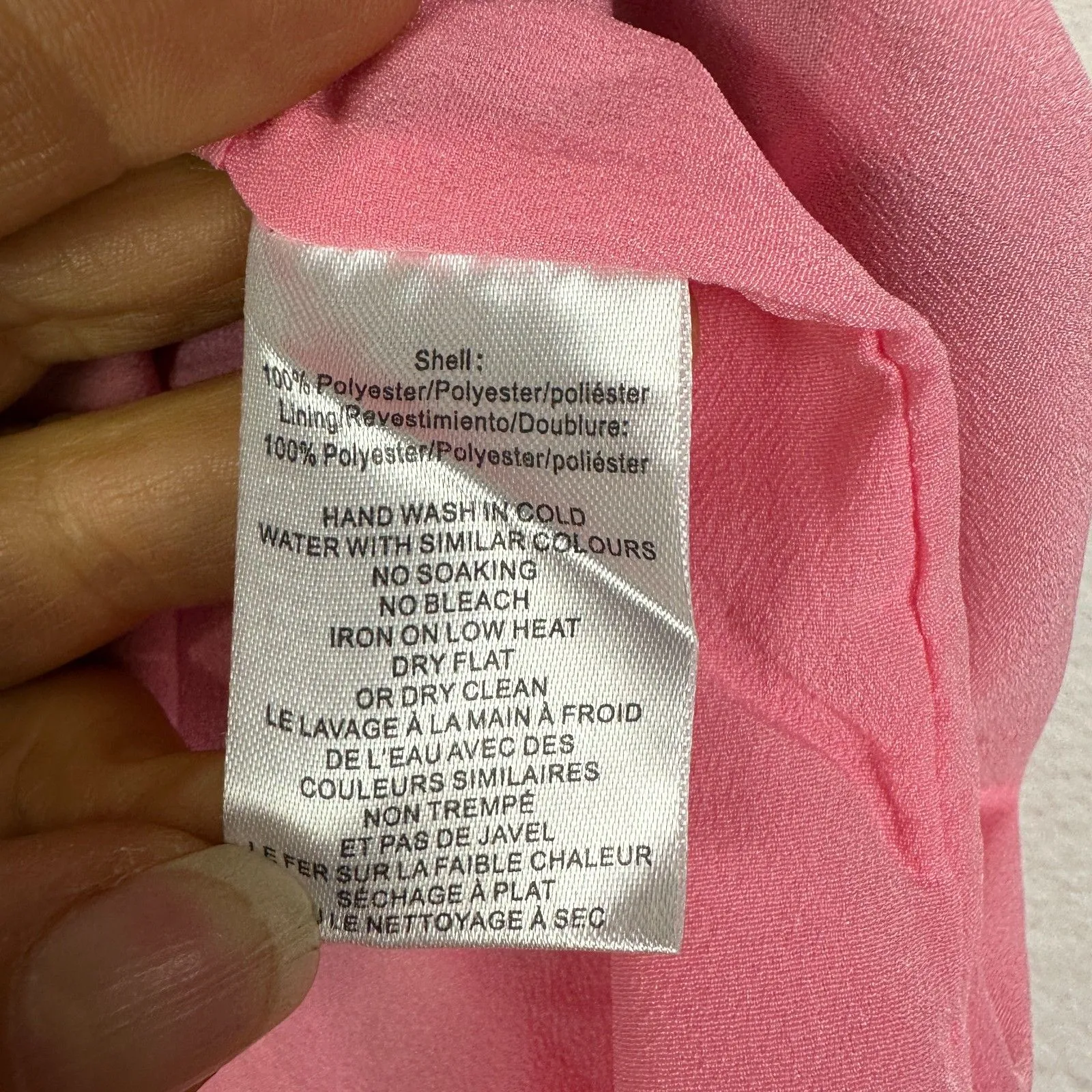 BTFL Life Floral Open Back Halter Mini Dress Size Large NWT Tropical Vacation Pink - Image 8