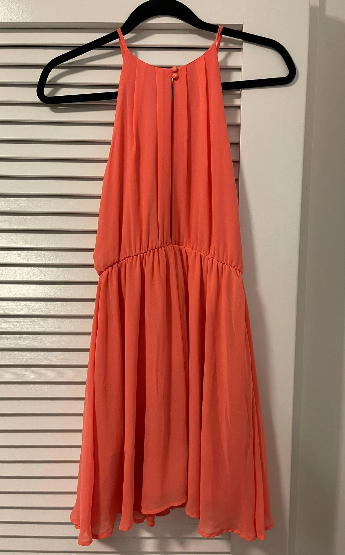 Lush Clothing Bright Peach Dress - Image 3