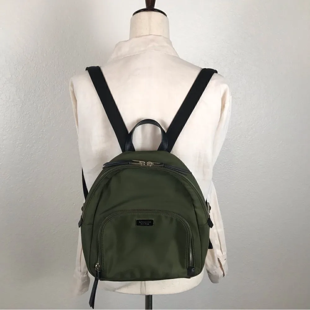 Kate Spade New York Dawn sapling green nylon medium size backpack - Image 2