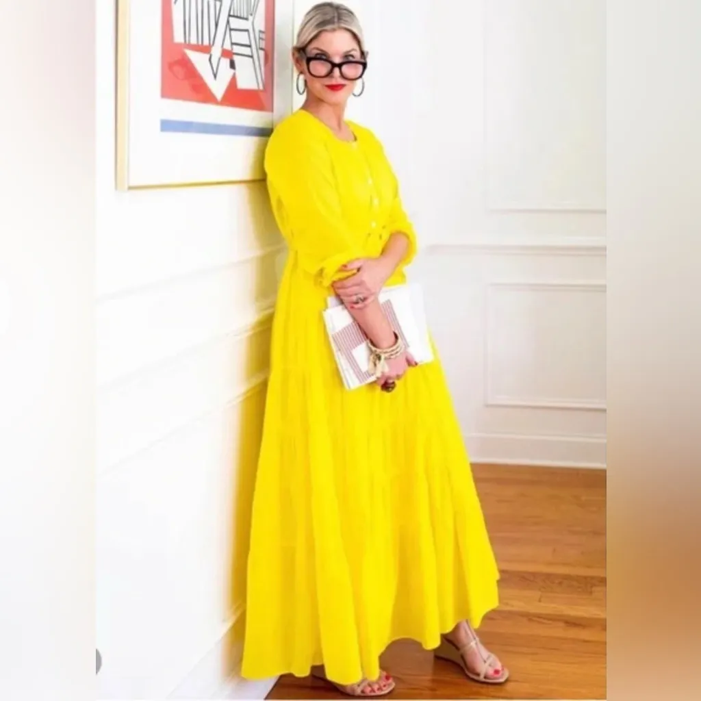 J. Crew Belted button-up maxi dress - Image 2