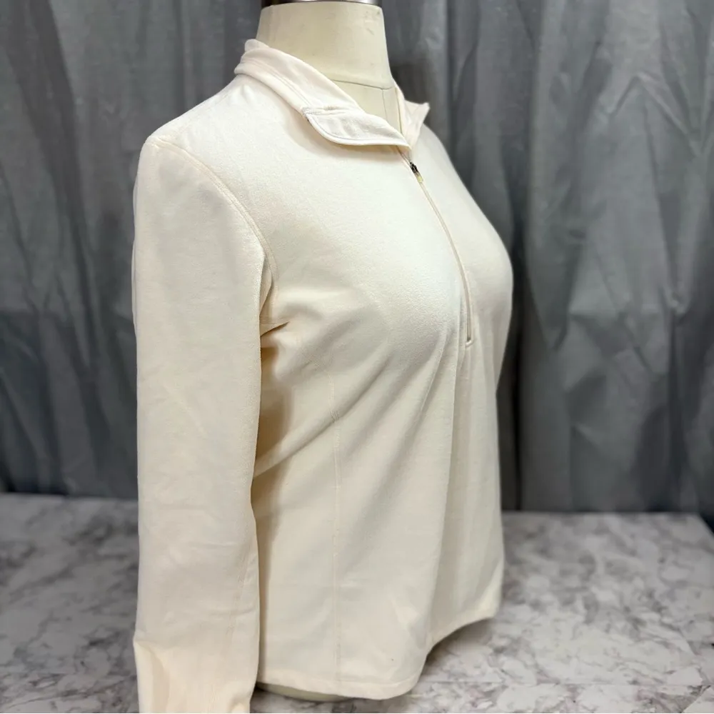 REI Cream 1/4 zip midweight base layer Size XL - Image 13