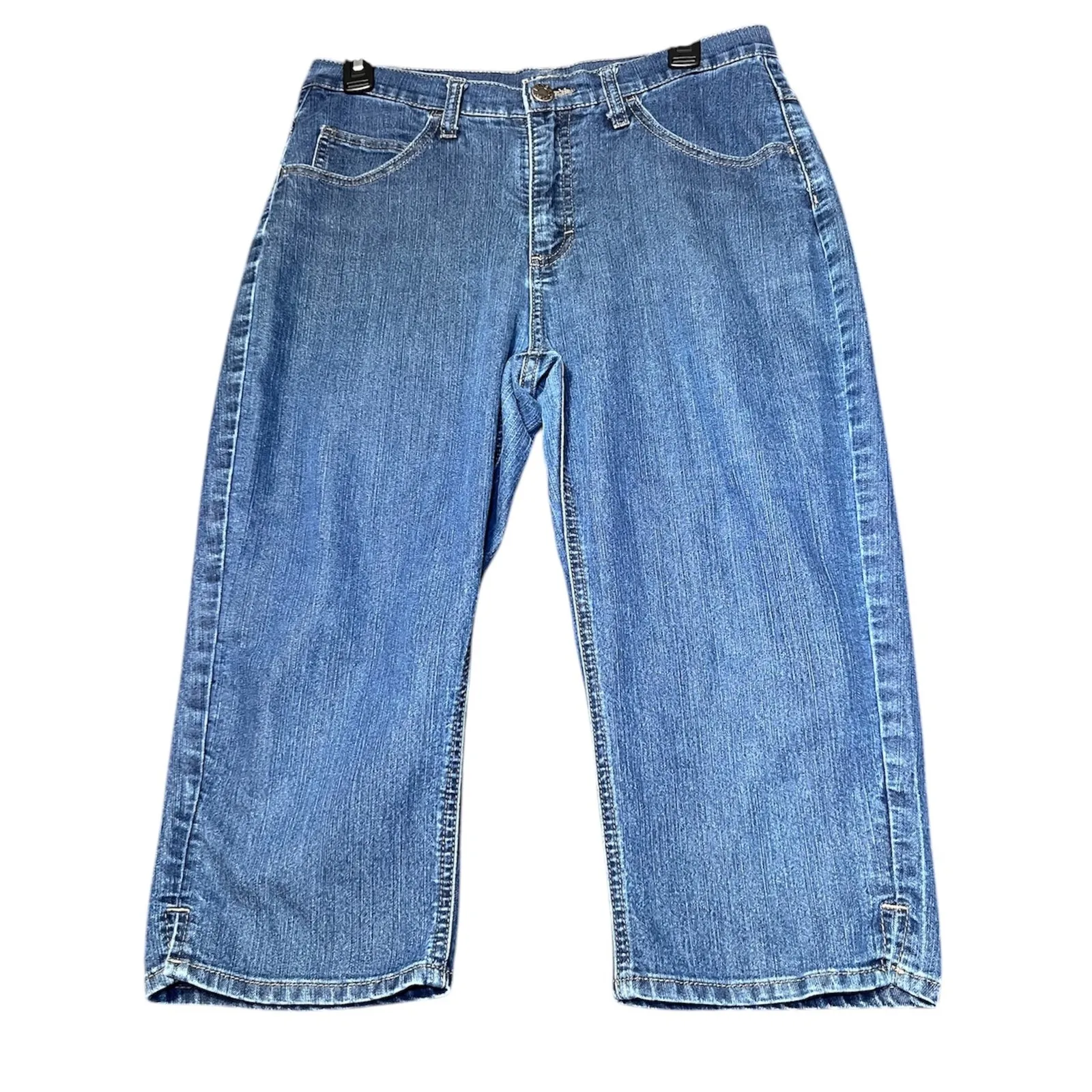 Riders by Lee Blue Jean Capri Pants Womens 10 Denim Casual Everyday Comfortable - Image 2
