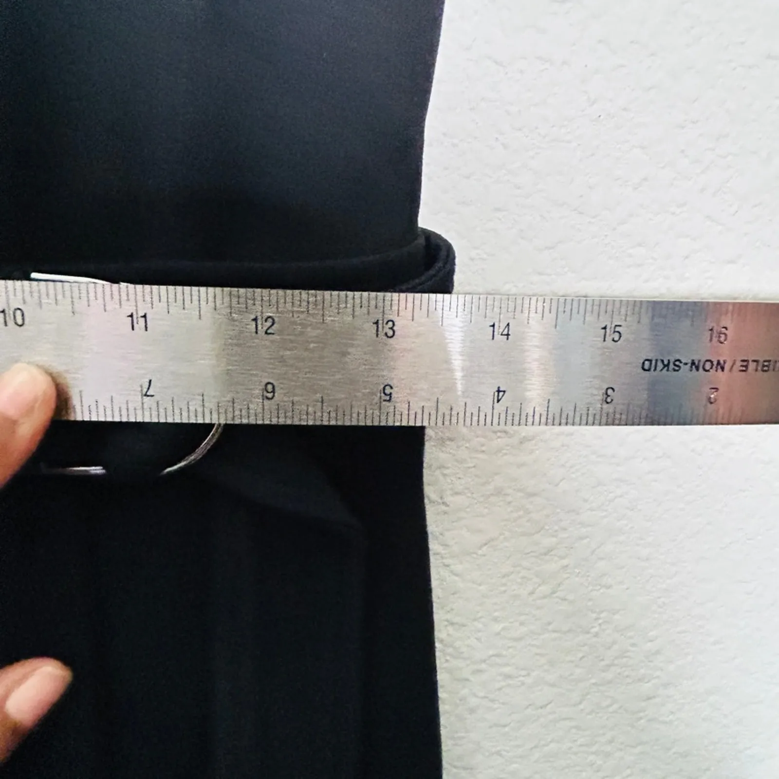 NEW Spanx Ponte Cargo Midi Dress Black Faux Wrap Quiet Luxury Capsule Size XS - Image 10