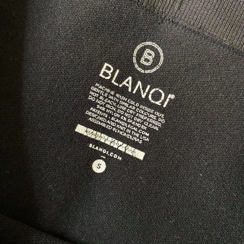 NWOT Blanqi Highwaist Postpartum Nursing Support Leggings Black - Image 5