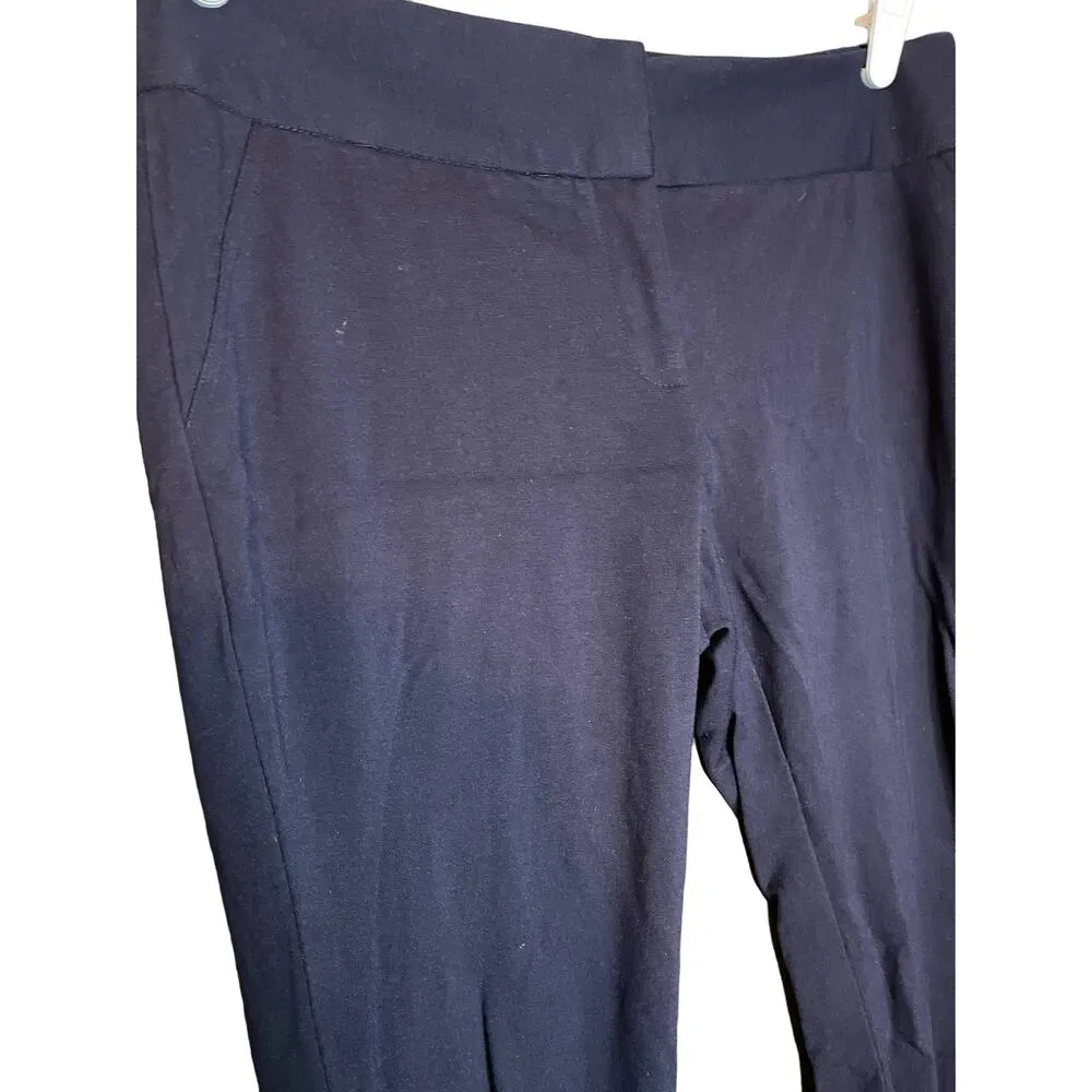 Vince Camuto Women's Dark Blue/ Navy Dress Pants/ Slacks Pull On Trousers Size 8 - Image 3