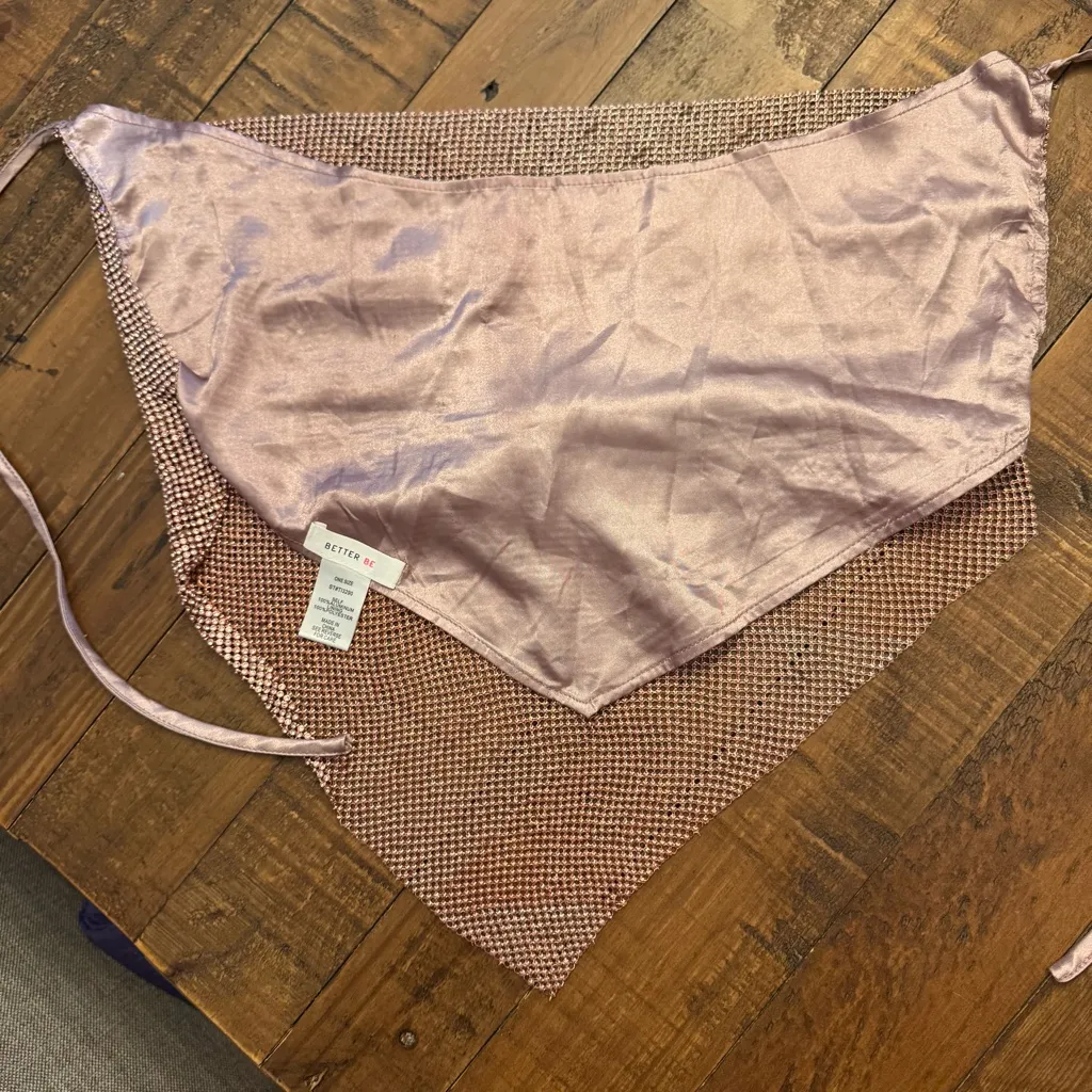 BETTER BE Rhinestone Crop Top‎ - Image 3