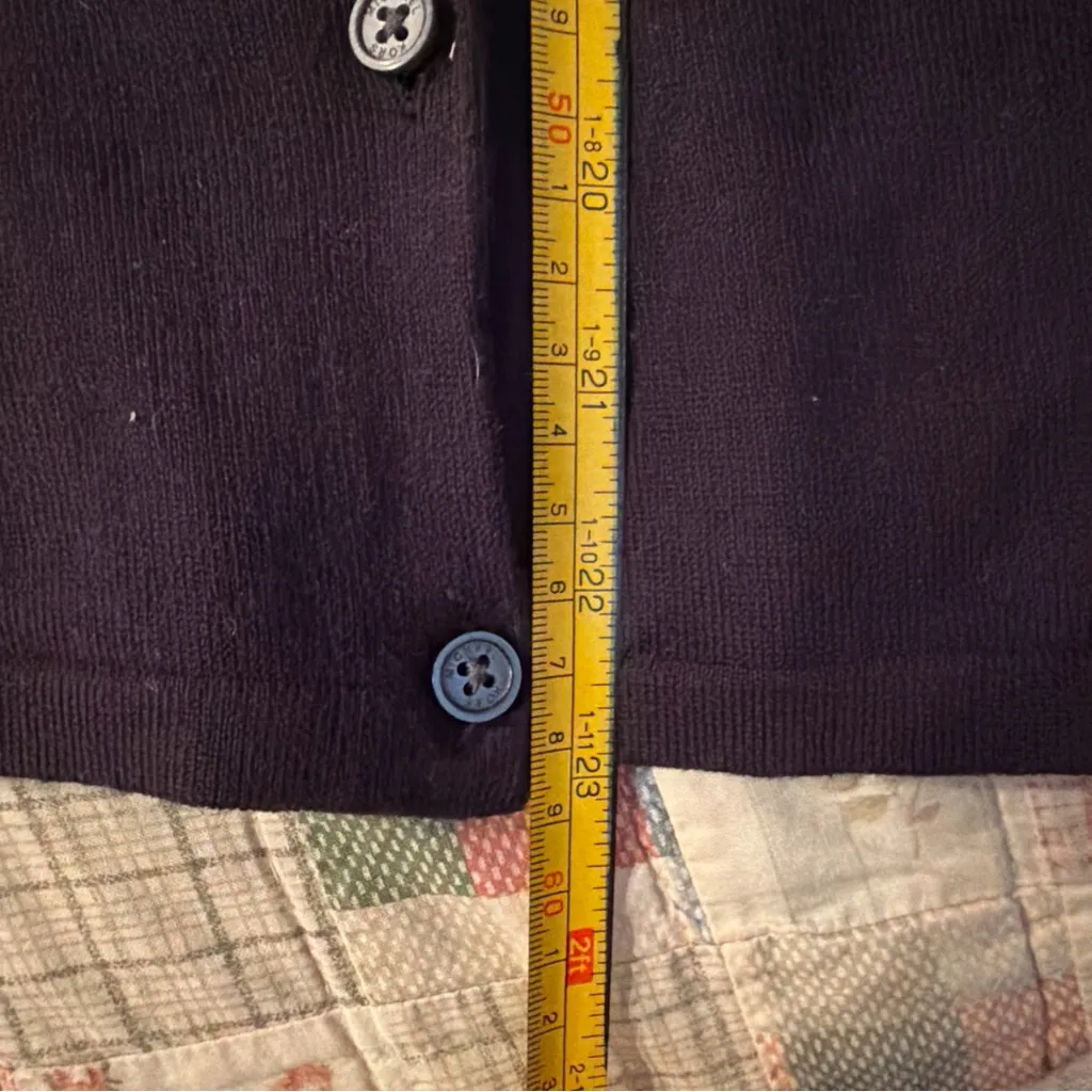 Michael Kors Black Cardigan with Bead Accents - Image 5