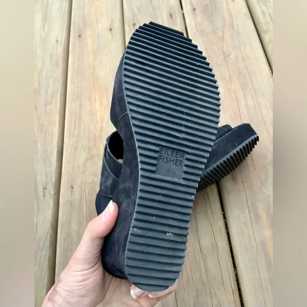 EILEEN FISHER platform wedge sandals STYLISH 🔥 - Image 4