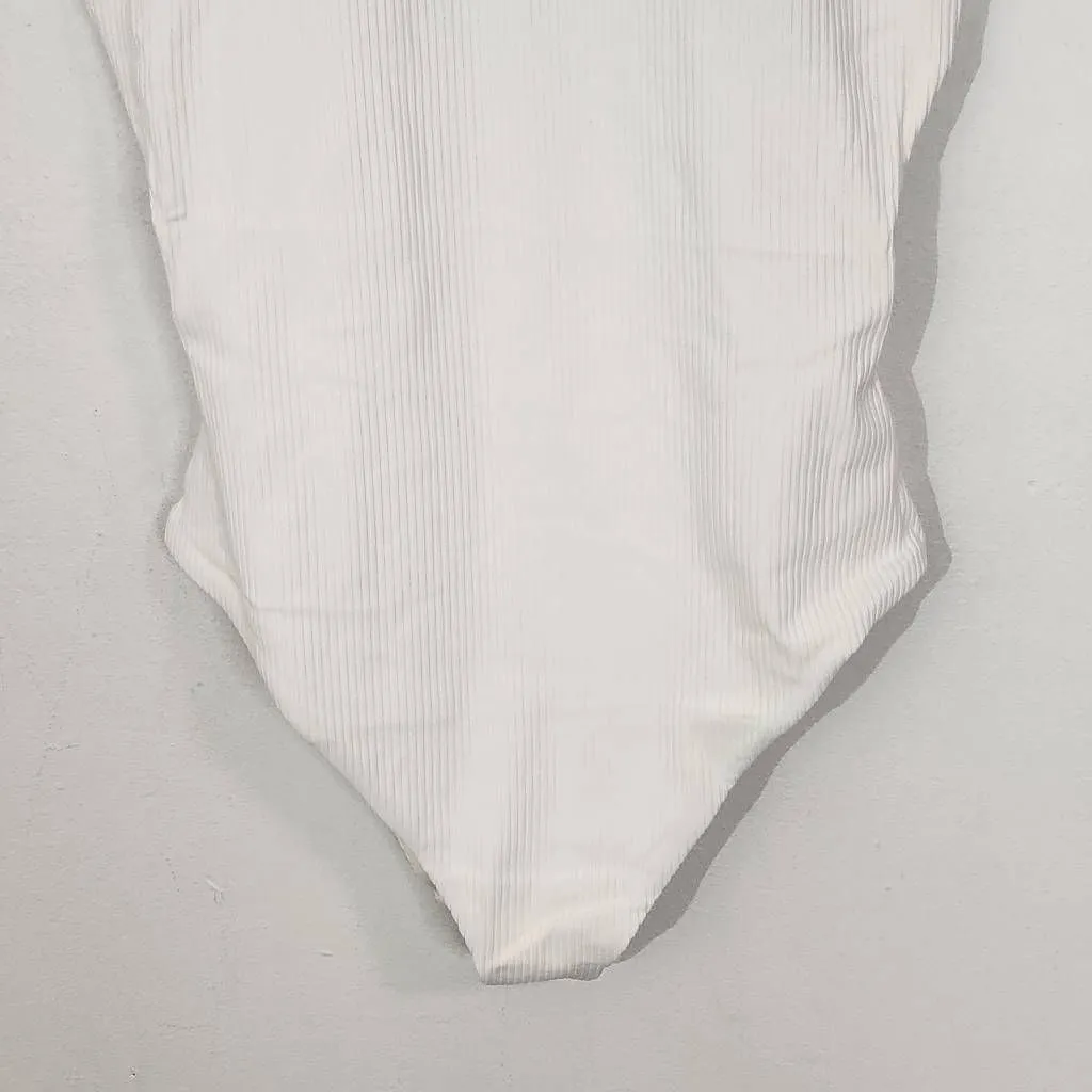 Andie Cream One-Piece Swimsuit NWT Large Cream Andie One Piece Swimwear - Image 3