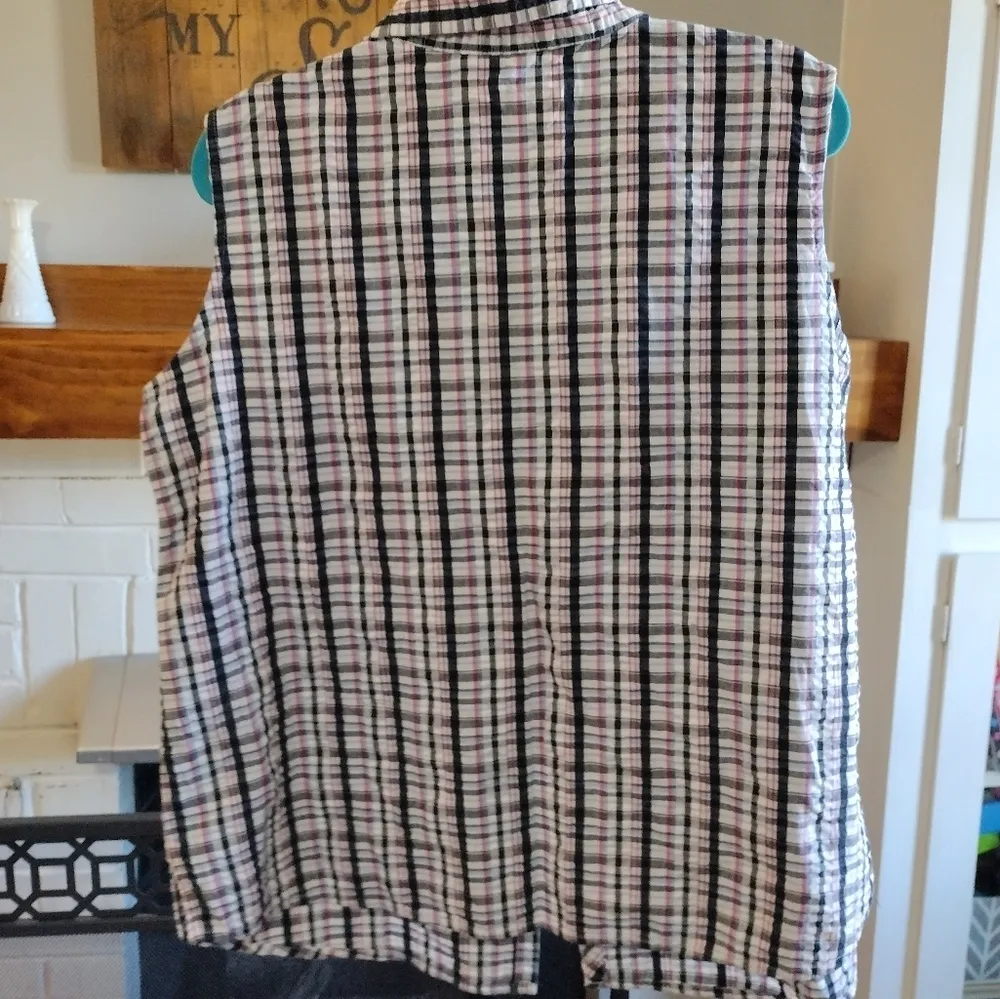 Vintage Looney Tunes plaid button down - Image 5