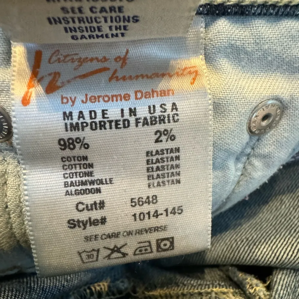 Citizens of Humanity Amber Stretch High Rise Bootcut Dark Wash Blue Jeans - Image 5