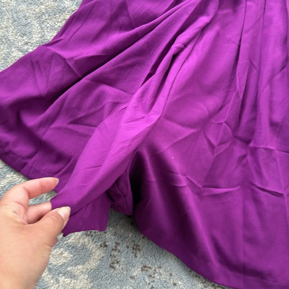 Vintage Nouveau Sleeveless Skort Romper Royal Purple 15/16 - Image 5