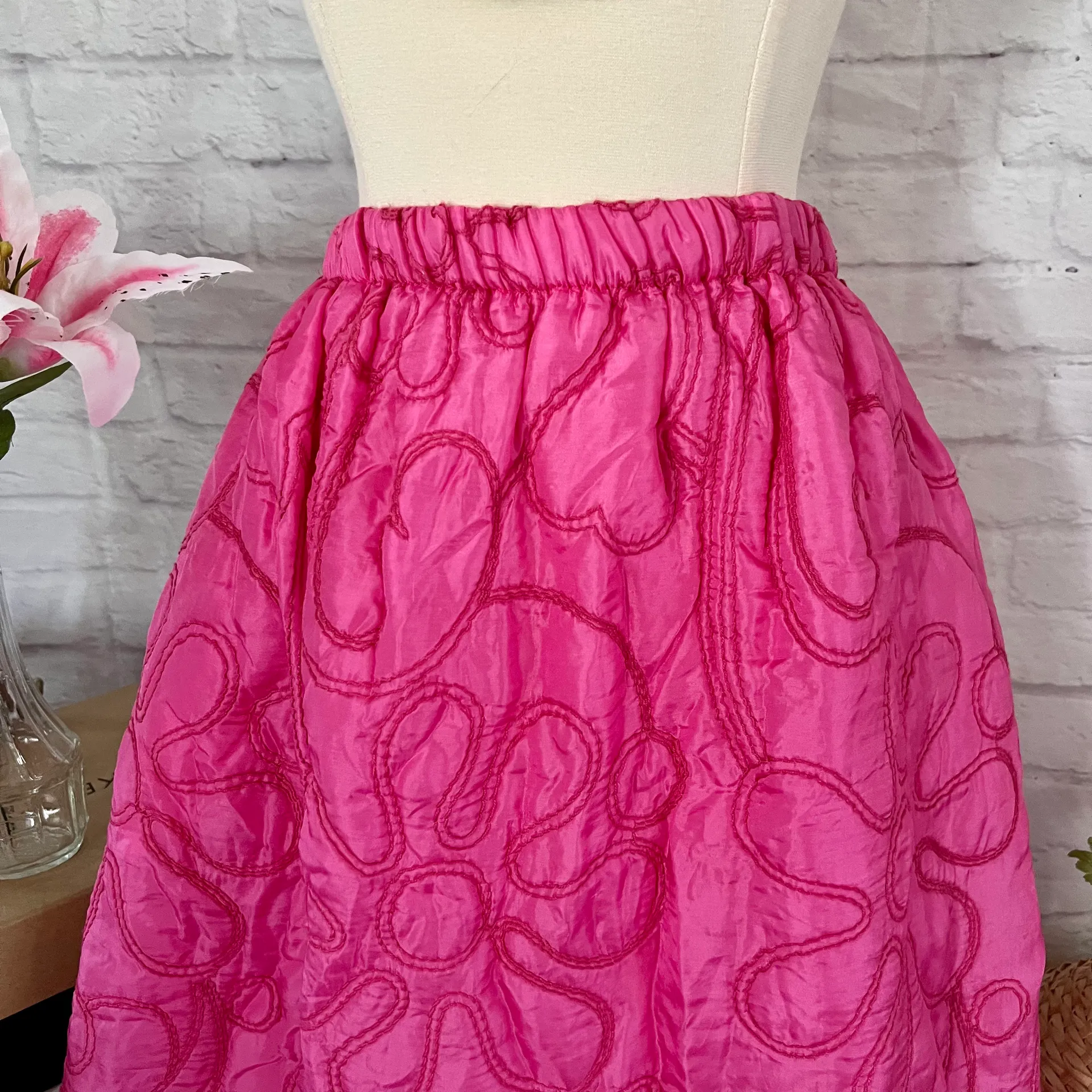 Vintage Quilted Skirt - Image 2