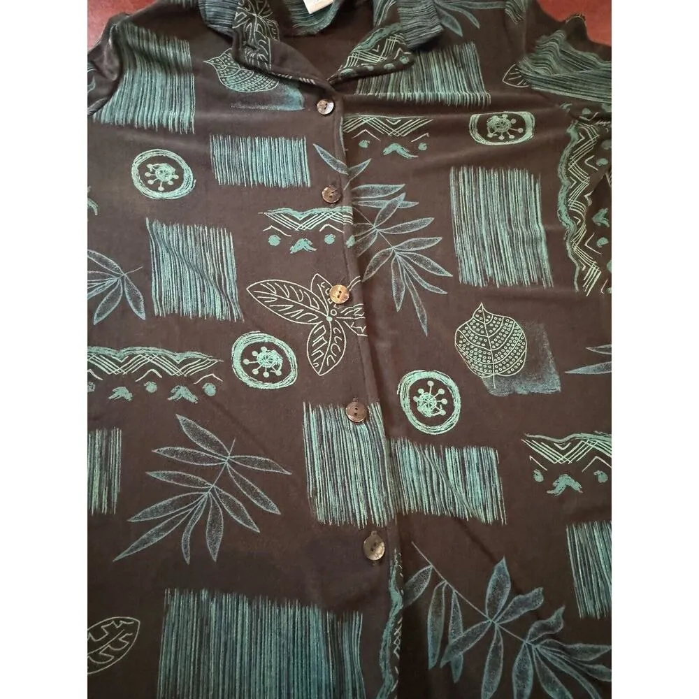 Coldwater Creek Medium Design Jacket Blazer RN# 98516 Shoulder Pads Stretchy - Image 9