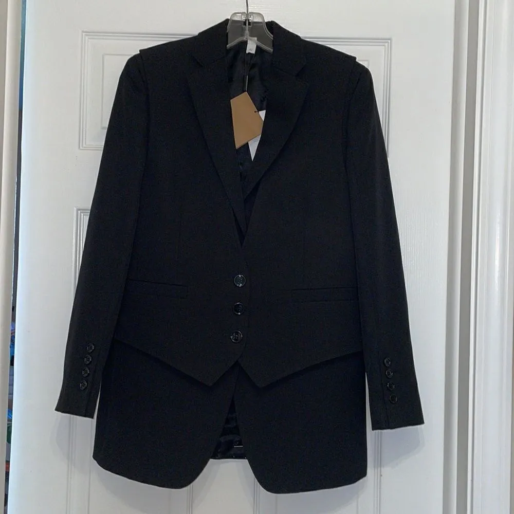 Burberry Black Wool Titouan Blazer, NWT - Image 4