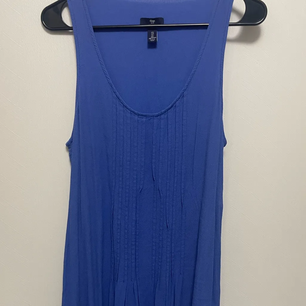 GAP Royal Blue Textured dress sz Large - Image 2