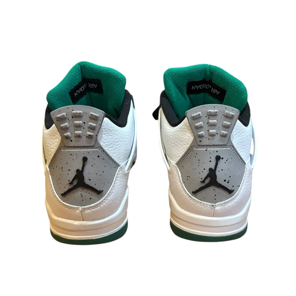 Air Jordan 4 Retro Rasta AQ9129 100 Womens Size 10 White Lucid Green Black - Image 7