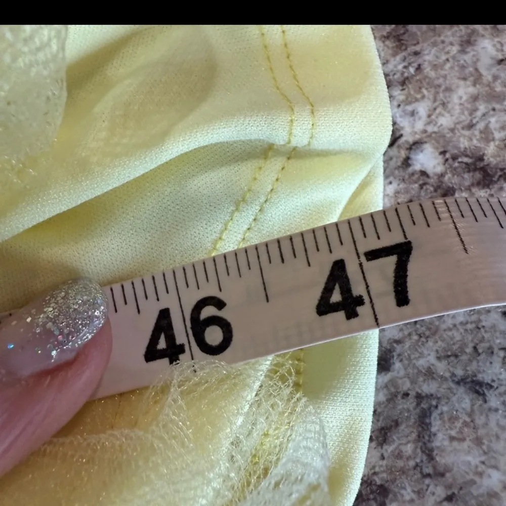 ASOS Sunny Yellow Lace Midi Dress - Image 6