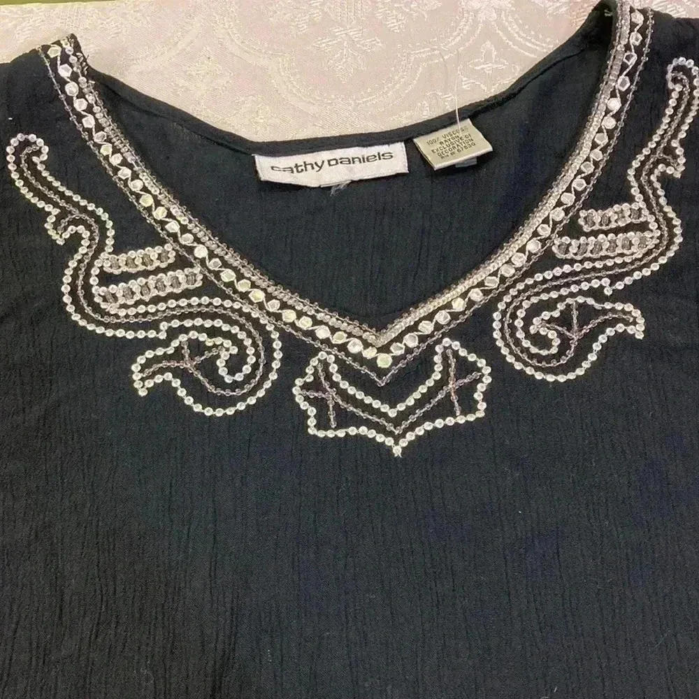 Cathy Daniels women blouse 2 X - Image 13