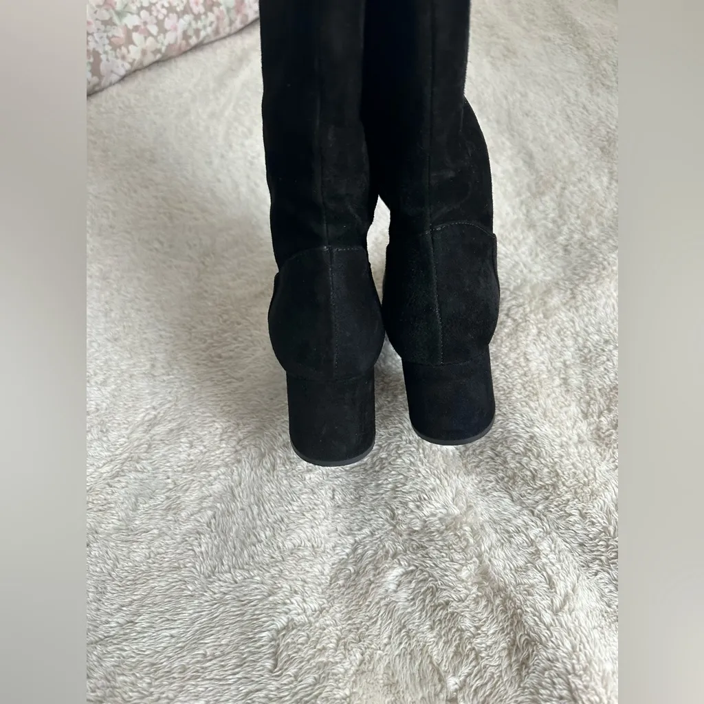 AGL black Loretta velour suede boots size 38 7 - Image 6