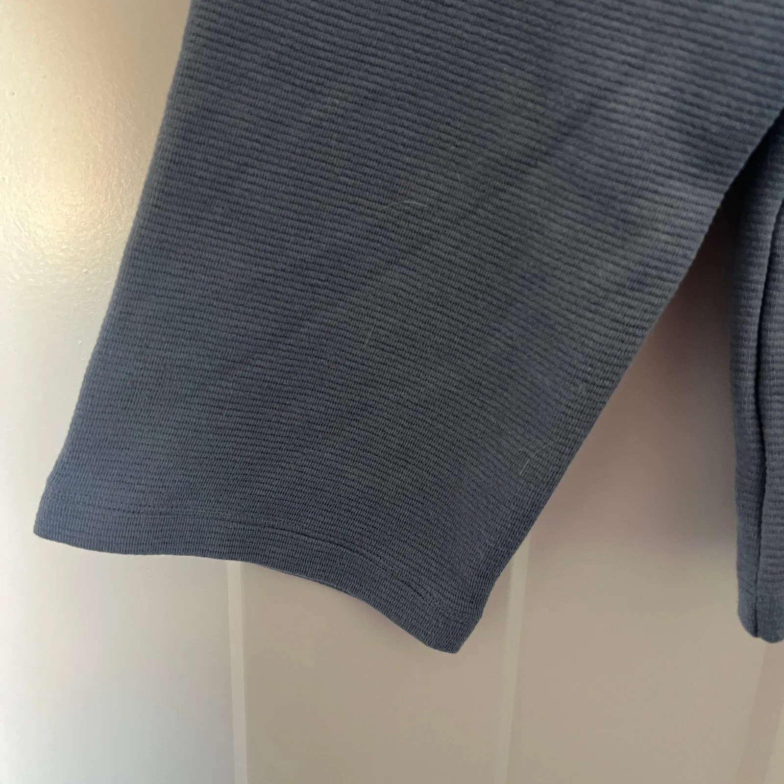 A New Day Women's Long Sleeve Blue Ottoman Sweatshirt - Size Large - NWT - Image 3