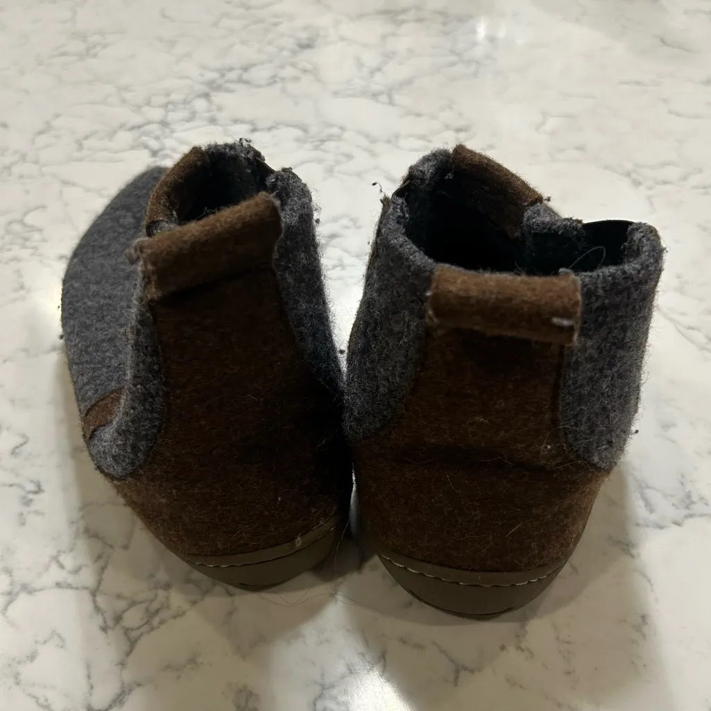 Haflinger Wool Bootie Slipper Shoes Size 37/Woman’s 6 Blue - Image 5