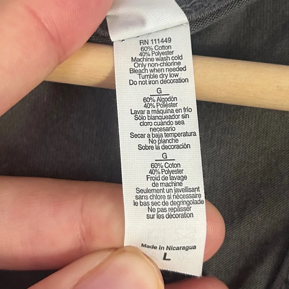 🦋 Next Level Apparel Gray Relaxed Tank Top Chakra Casual Large - Image 3