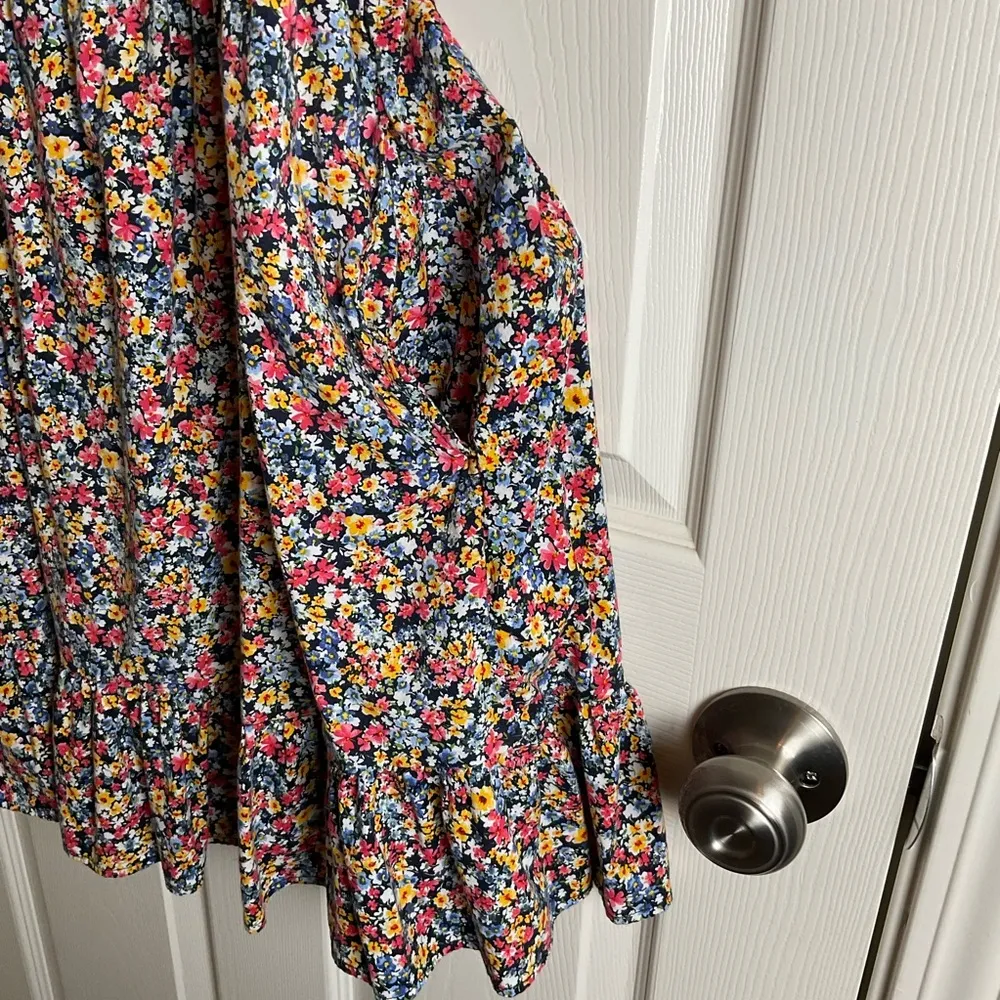 Old Navy Womens Tie Shoulder Floral Cami Mini Dress Size large petite - Image 6