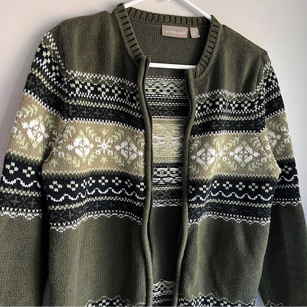 Croft & Barrow Vintage  Fair Isle Sweater - Image 2