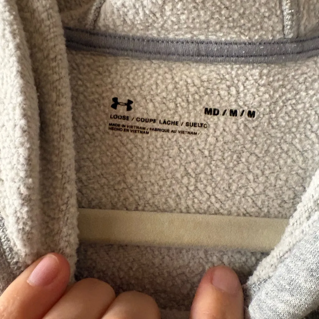 Under Armour Gray Wisconsin Women’s Sweatshirt - Image 4