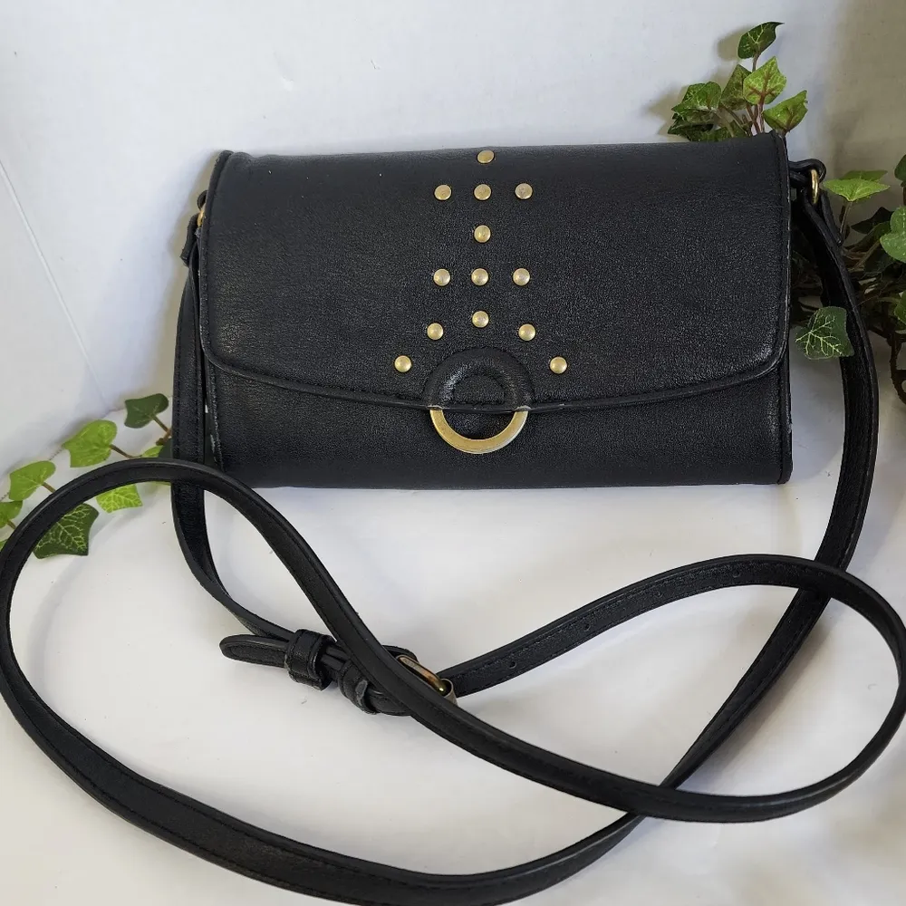 Universal Thread Goods Black Stud Crossbody Purse Bag - Image 2