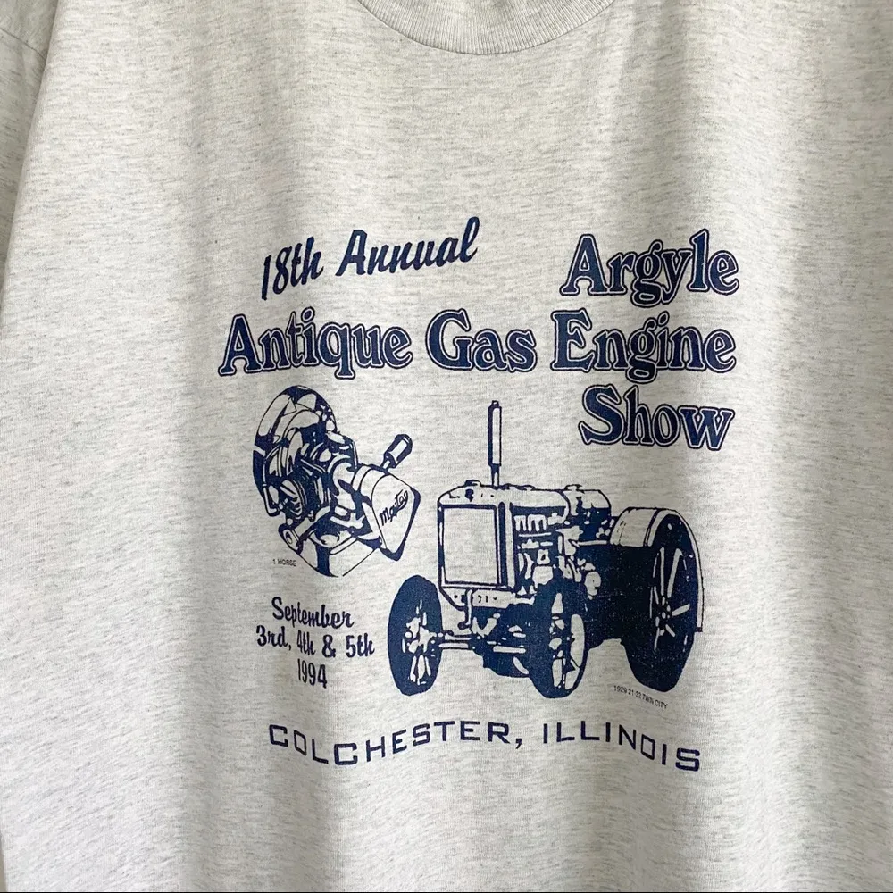 Fruit of the Loom 90s Engine Show Event Crewneck Tee Size Large - Image 3
