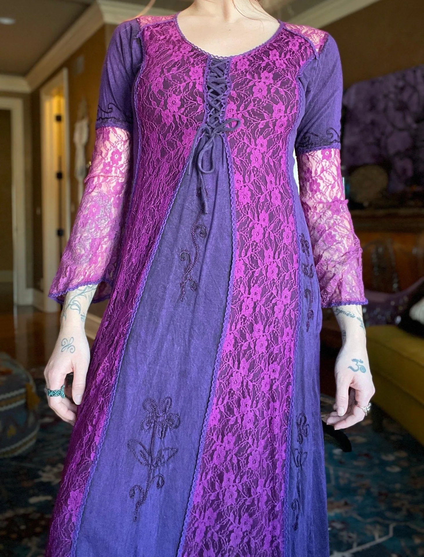 Royal Purple Dress Fairy Vibes - Image 4