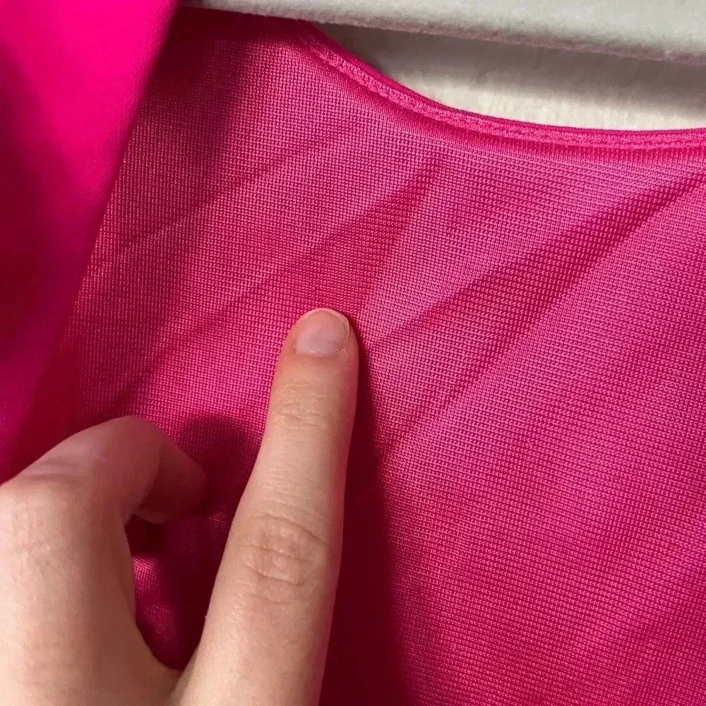 JayGodfrey Fuchsia Ruffle Fit & Flare Mini Dress Women’s Size 10 Pink - Image 16