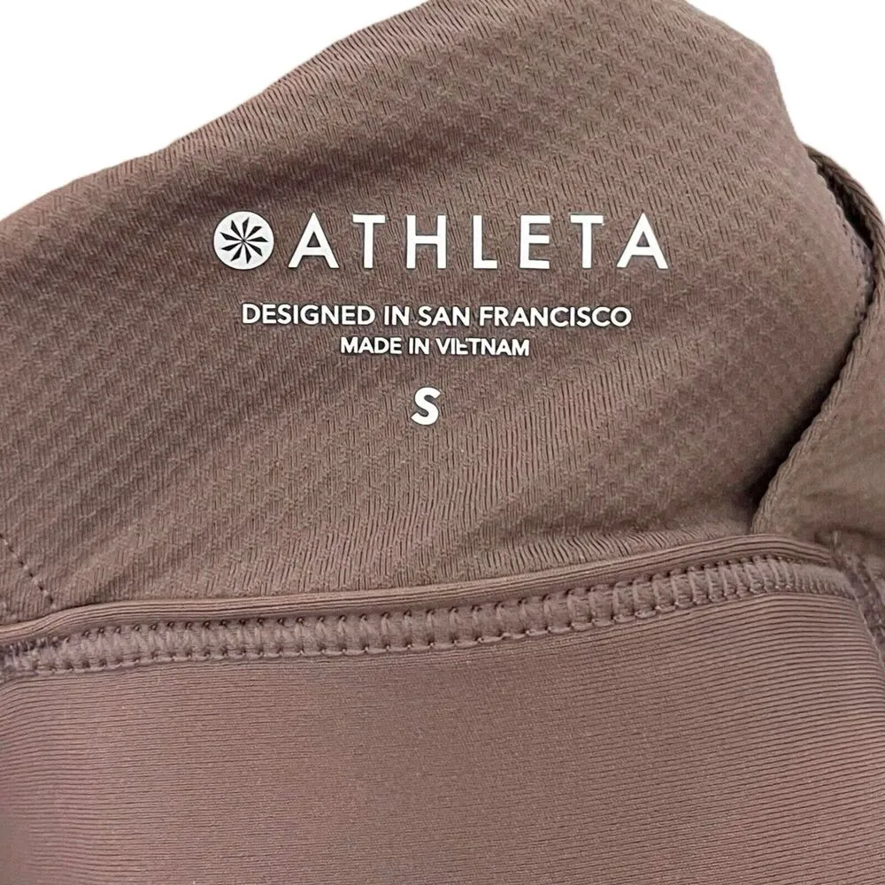 Athleta Ultimate 2-In-1 Support Tank Top Smoked Almond Brown Women’s Size S - Image 7
