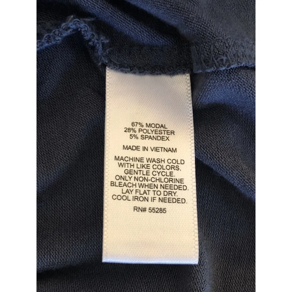 Express Blouse ~ Size X-Small - Blue ~ Ties In Front & Ruffles Sleeves - Image 7