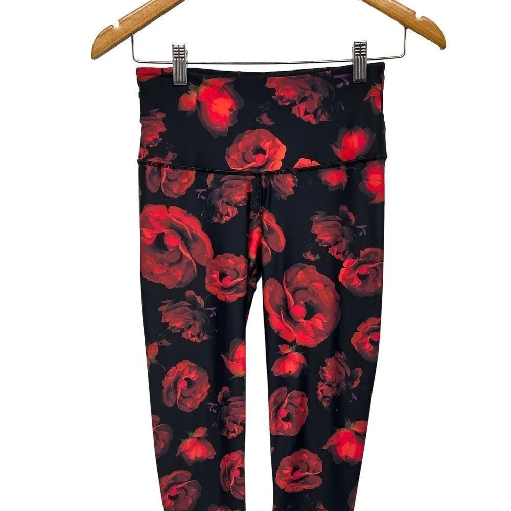 Victoria's Secret Victoria Sport Knockout Rose Print Athletic Ankle Leggings - Image 7