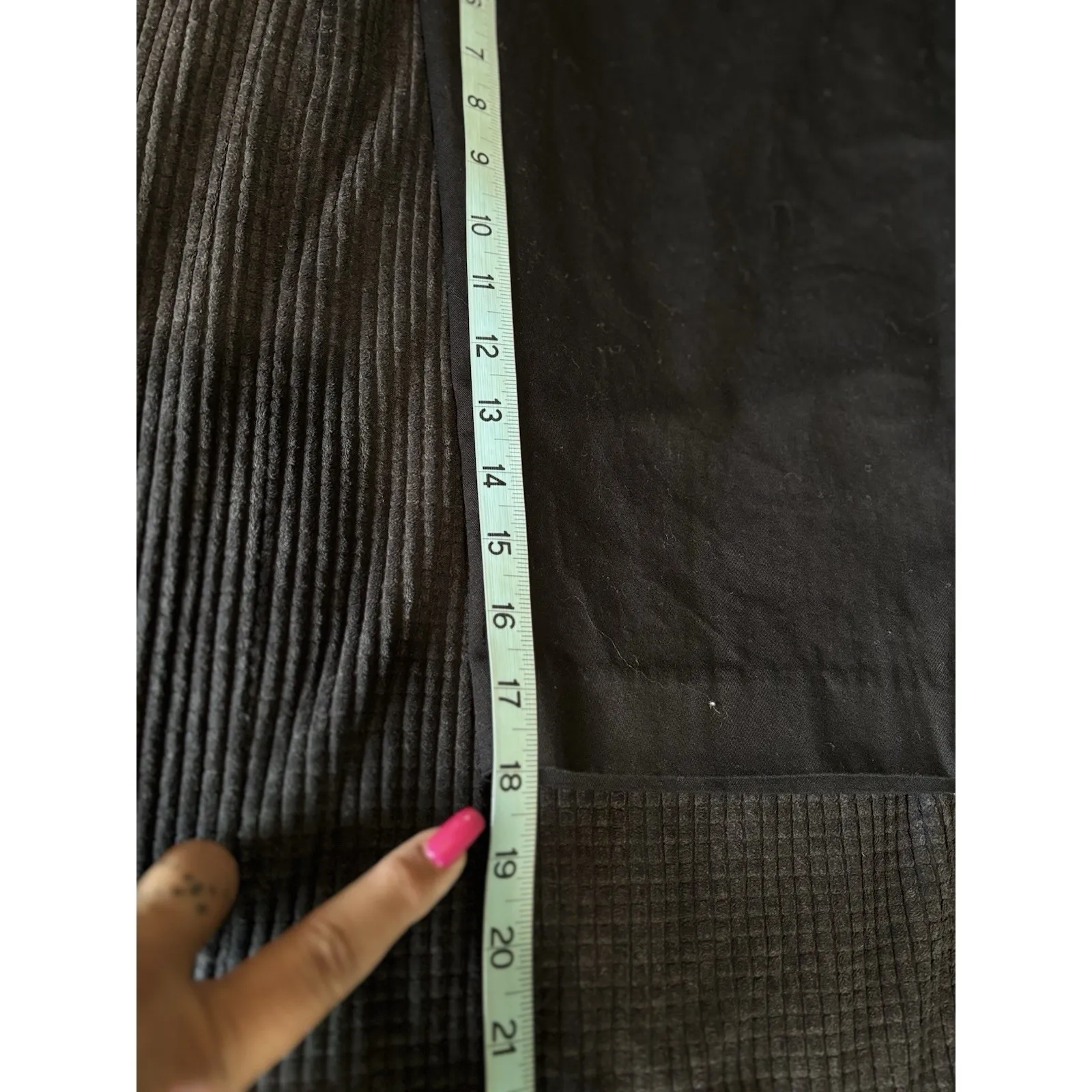 Counterparts Wide Leg Black Capris Pants Size 16P Mid‎ Rise Summer Casual - Image 7