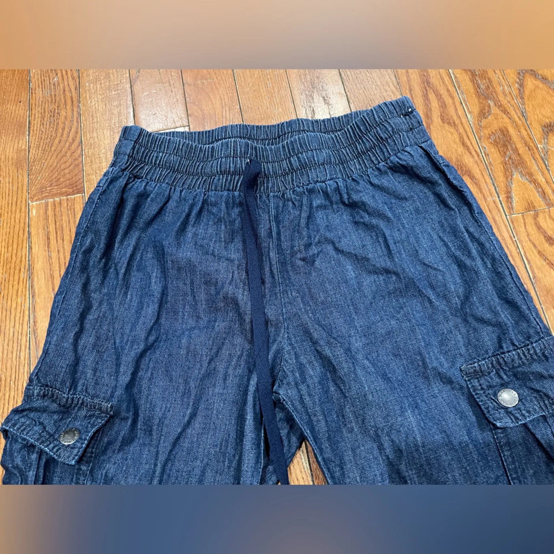 Wax Jean Dark Denim Joggers - Image 4