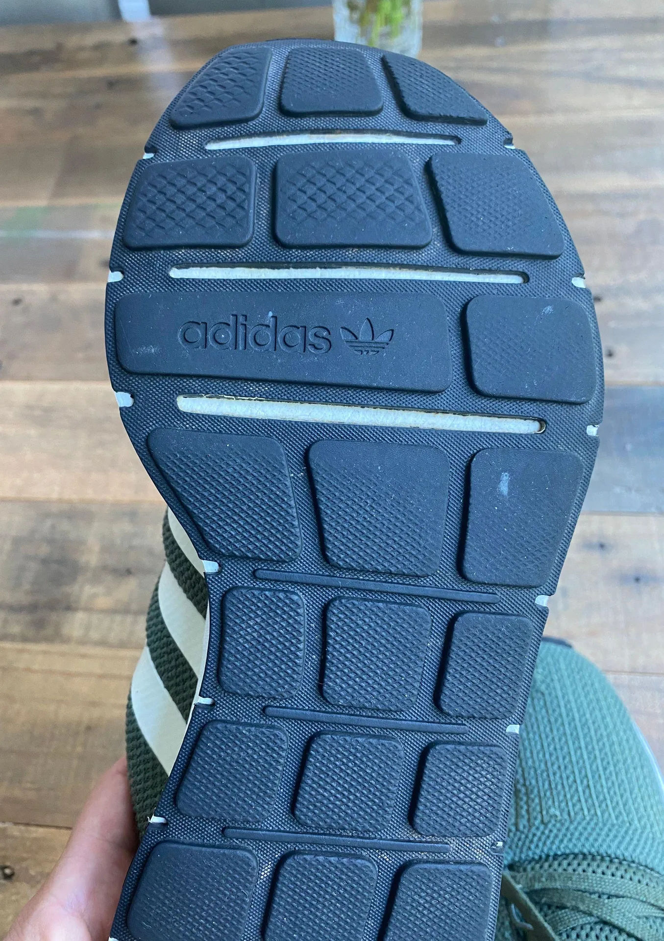 Adidas Olive Green Running Shoes - Image 8