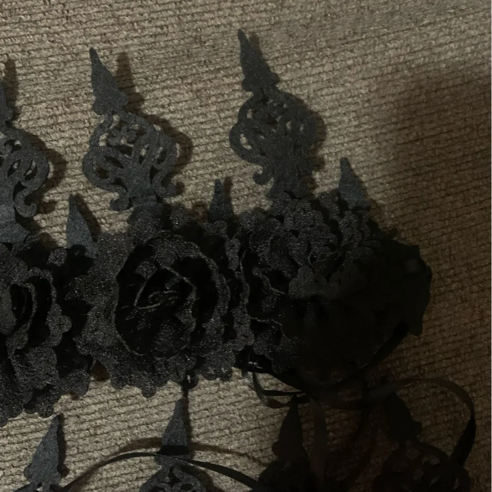Etsy ⭐️2 Gothic Floral Headbands Floral Crown Bachelorette Halloween - Image 2