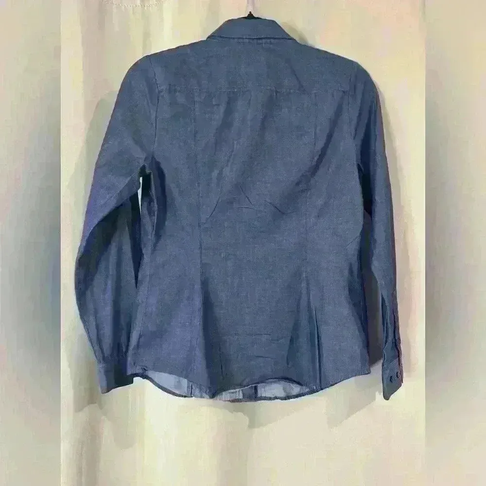 Women’s Denim  Express Button Down - Image 2