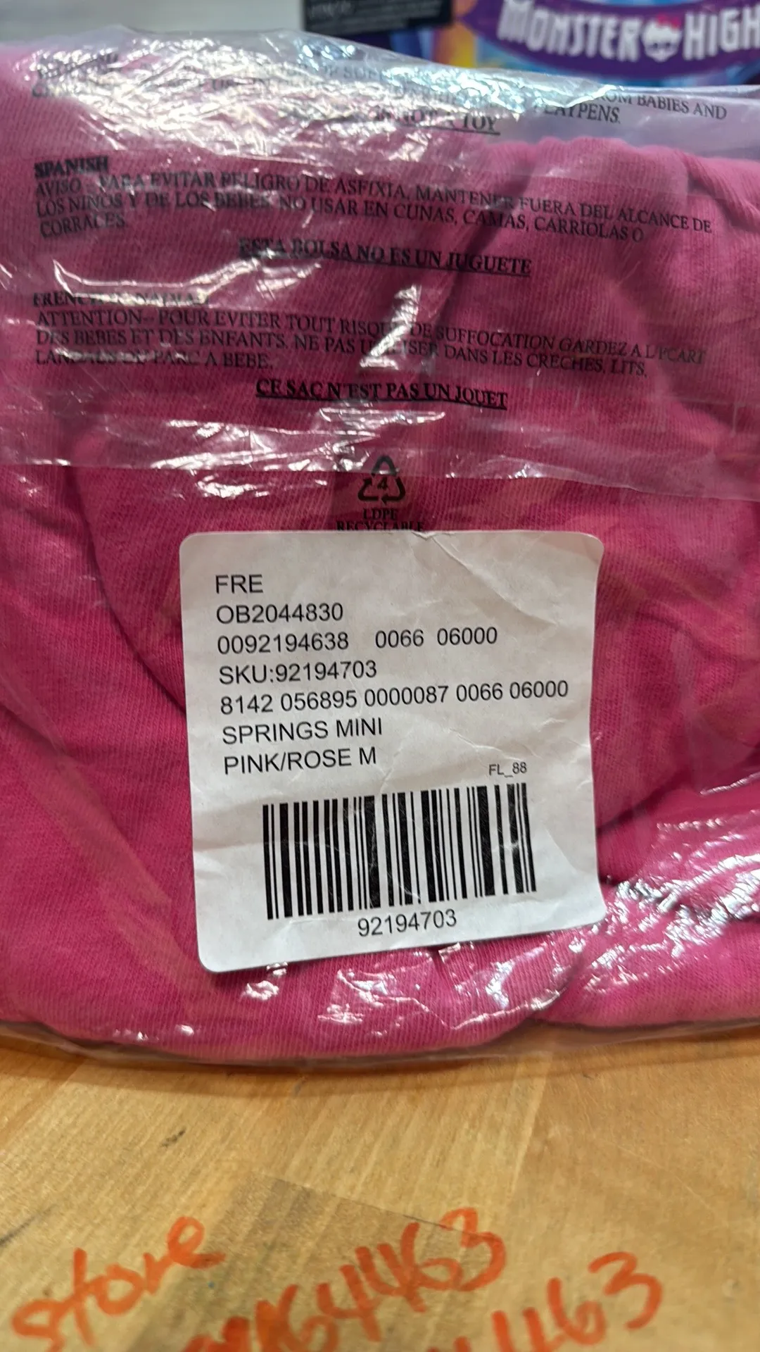 Pink Mock Dress Medium. NWT - Image 6
