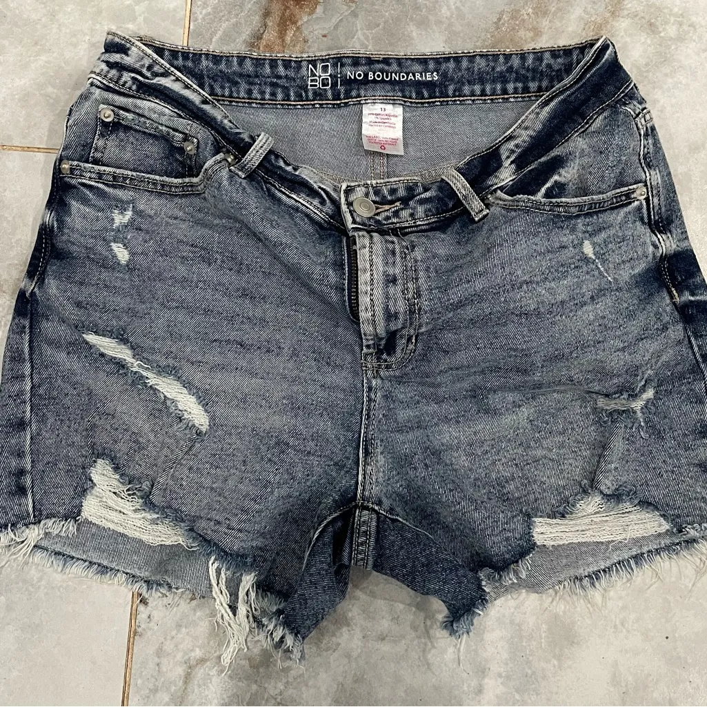 NOBO BlueJean Shorts Distressed High - Image 7