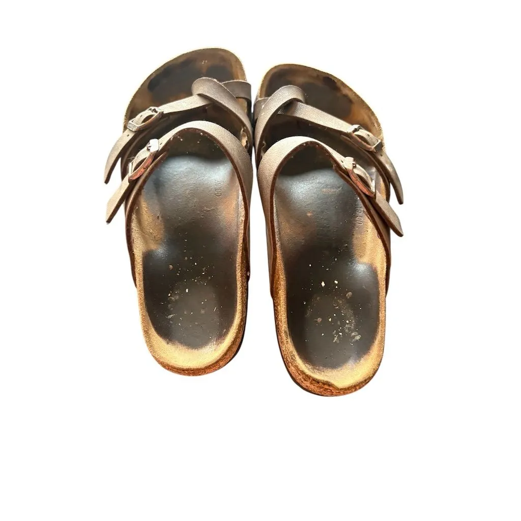 Birkenstock Mayari Women's Sandals Size 6 Brown Slip-On Casual‎ - Image 6