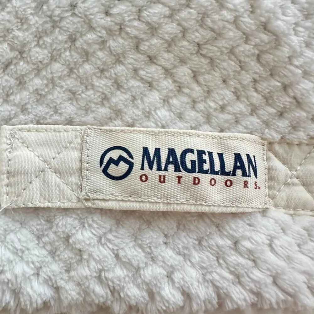 Magellan Outdoor Sherpa Pullover Sweater Women's Size XL White Classic Fit - Image 6